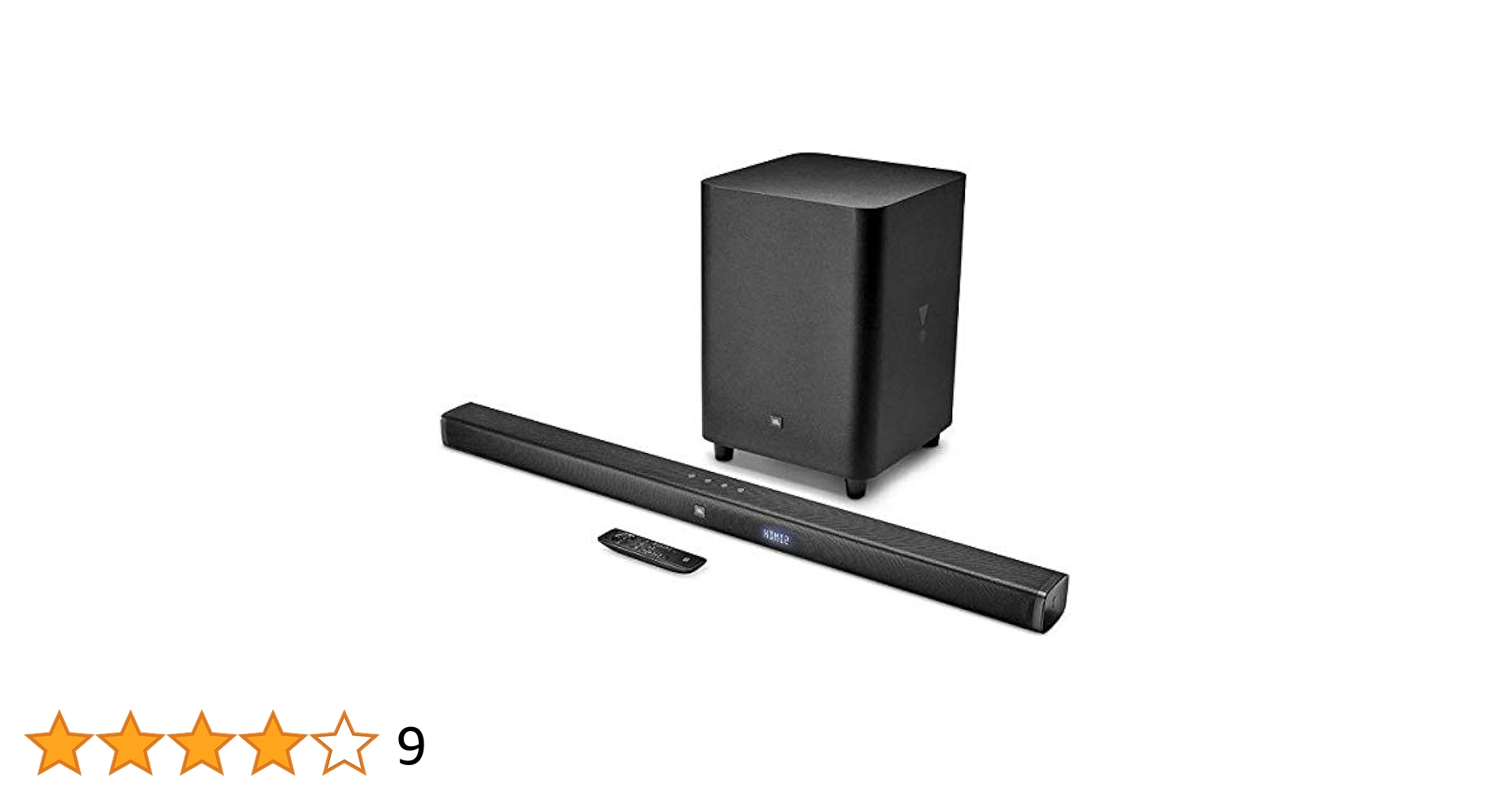 JBL Bar 3.1 4K Ultra HD Soundbar with Wireless Subwoofer